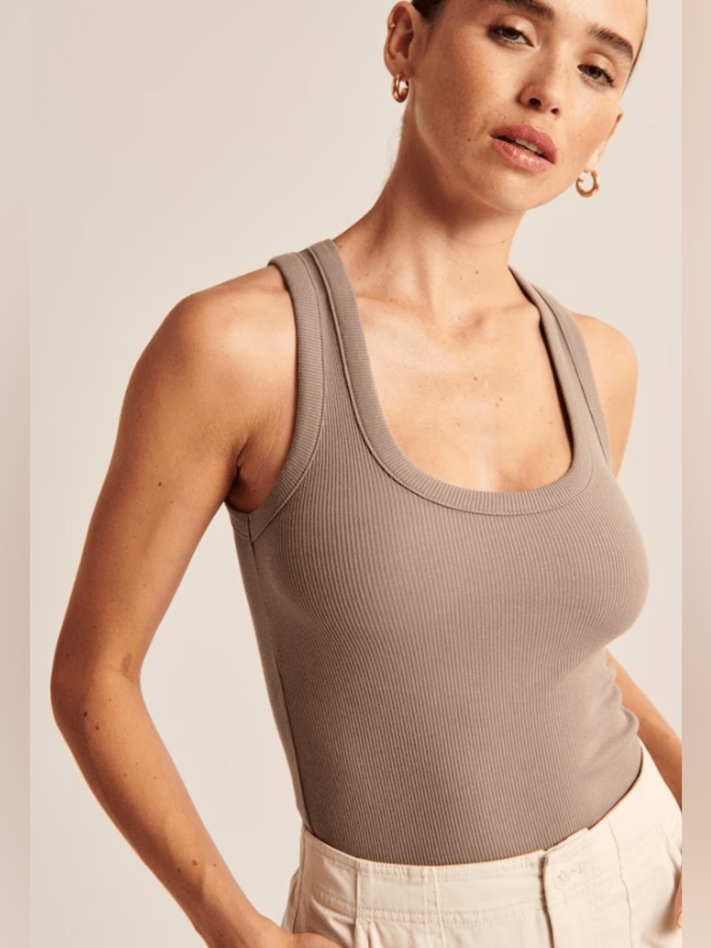 Abercrombie & Fitch ribbed bodysuit